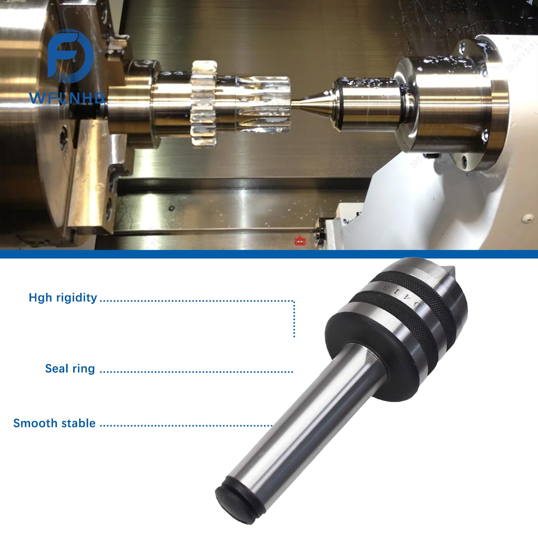 WFLNHB MT3 Live Center - High Precision Lathe Tool -5