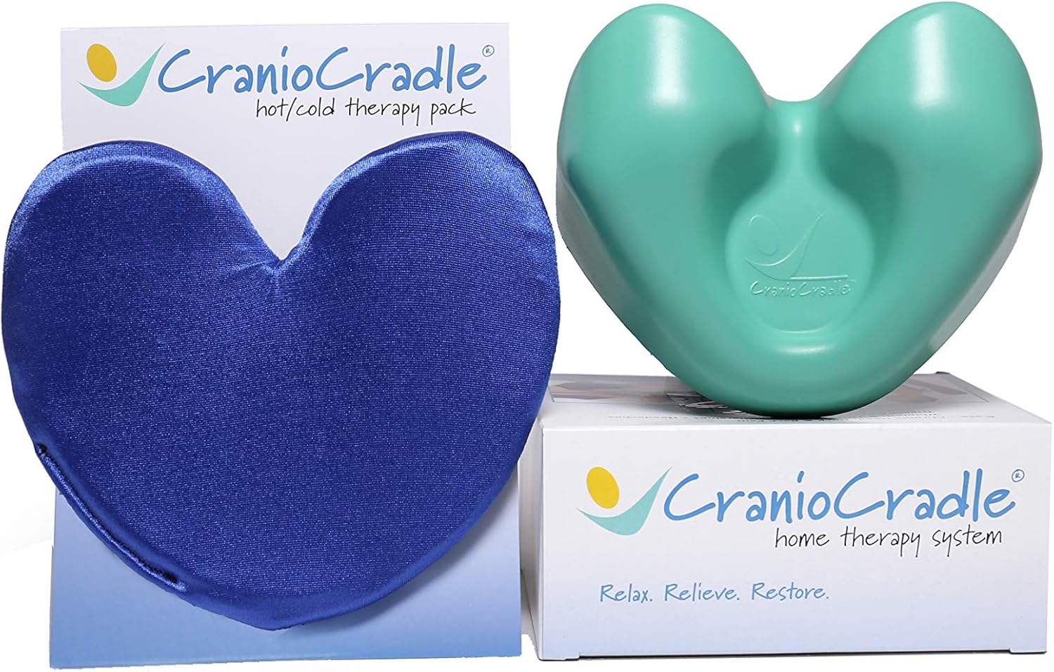 CranioCradle Home Therapy System Hot/ Cold Therapy Pack - Quality Neck, Back, Shoulder - Soft Tissue Massage, Trigger Point Relief, Myofascial Release & Physical Therapy : Health & Household