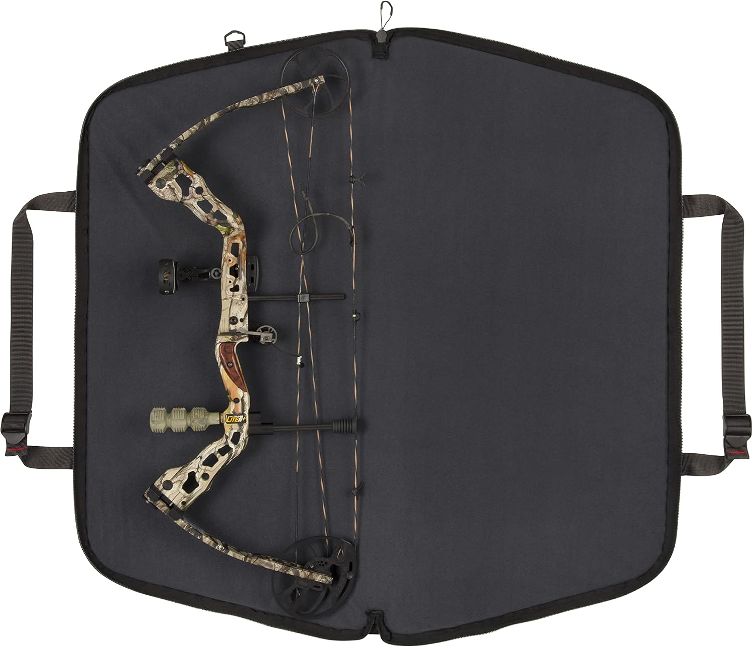 Allen Company Titan Spindle Lockable Single Compound Bow Archery Case, Black