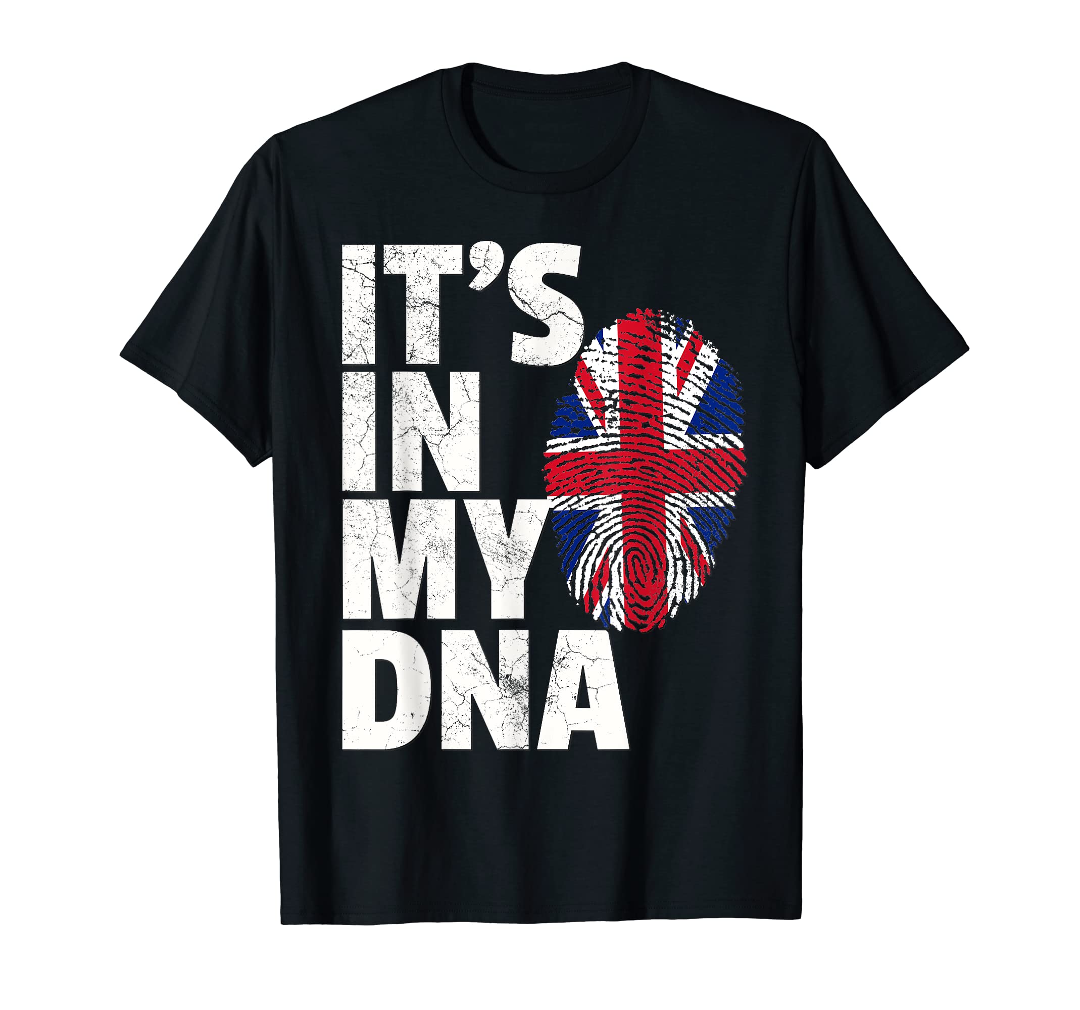 IT'S IN MY DNA British Flag England UK Britain Gift T-Shirt