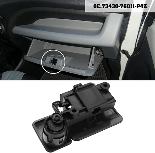 Miniatura 2 de Manija de cierre de cerradura de guantera 73430-76811-P4Z compatible con Jimny Vitara Grand Vitara 2000-2018 Accesorios de repuesto para interior de