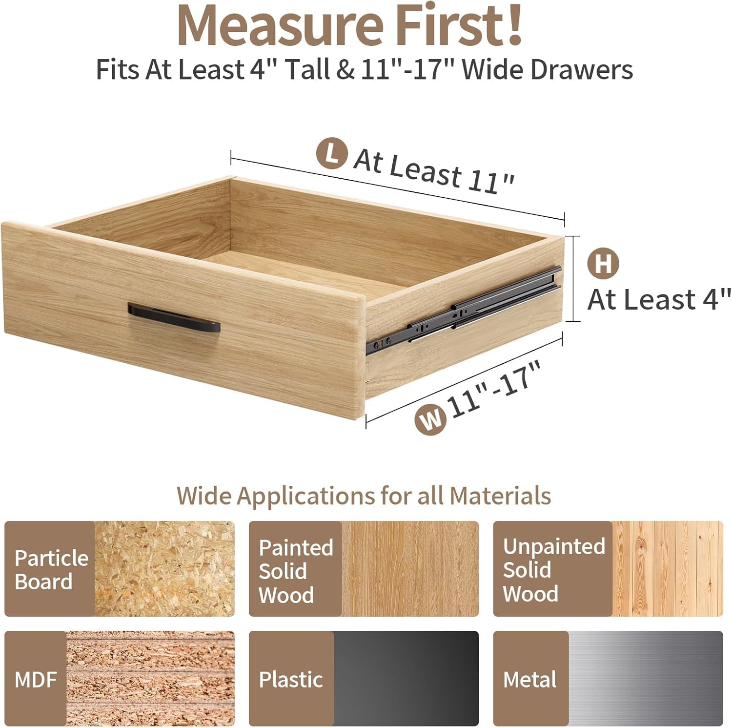 NTQNOIKA Drawer Dividers Organizer 9 Pack, Adjustable Separators 4