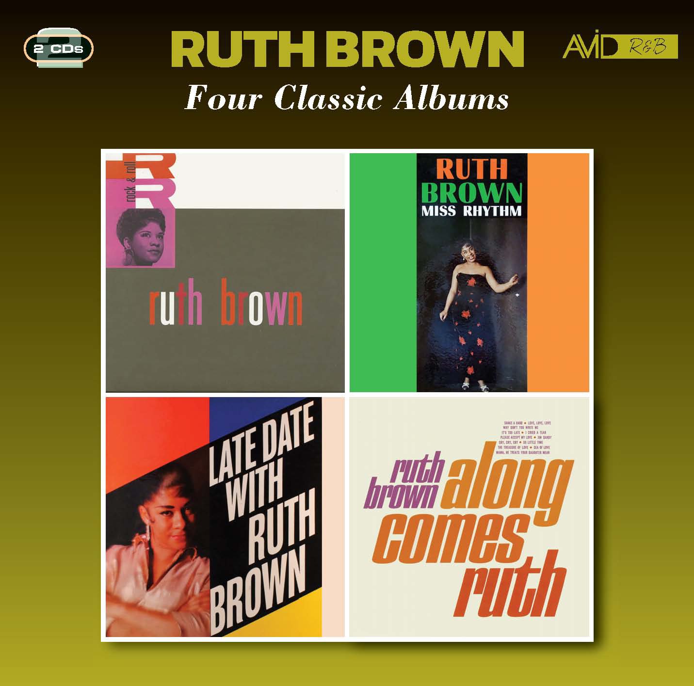 Ruth Brown Four Classic Albums CD New 5022810326526