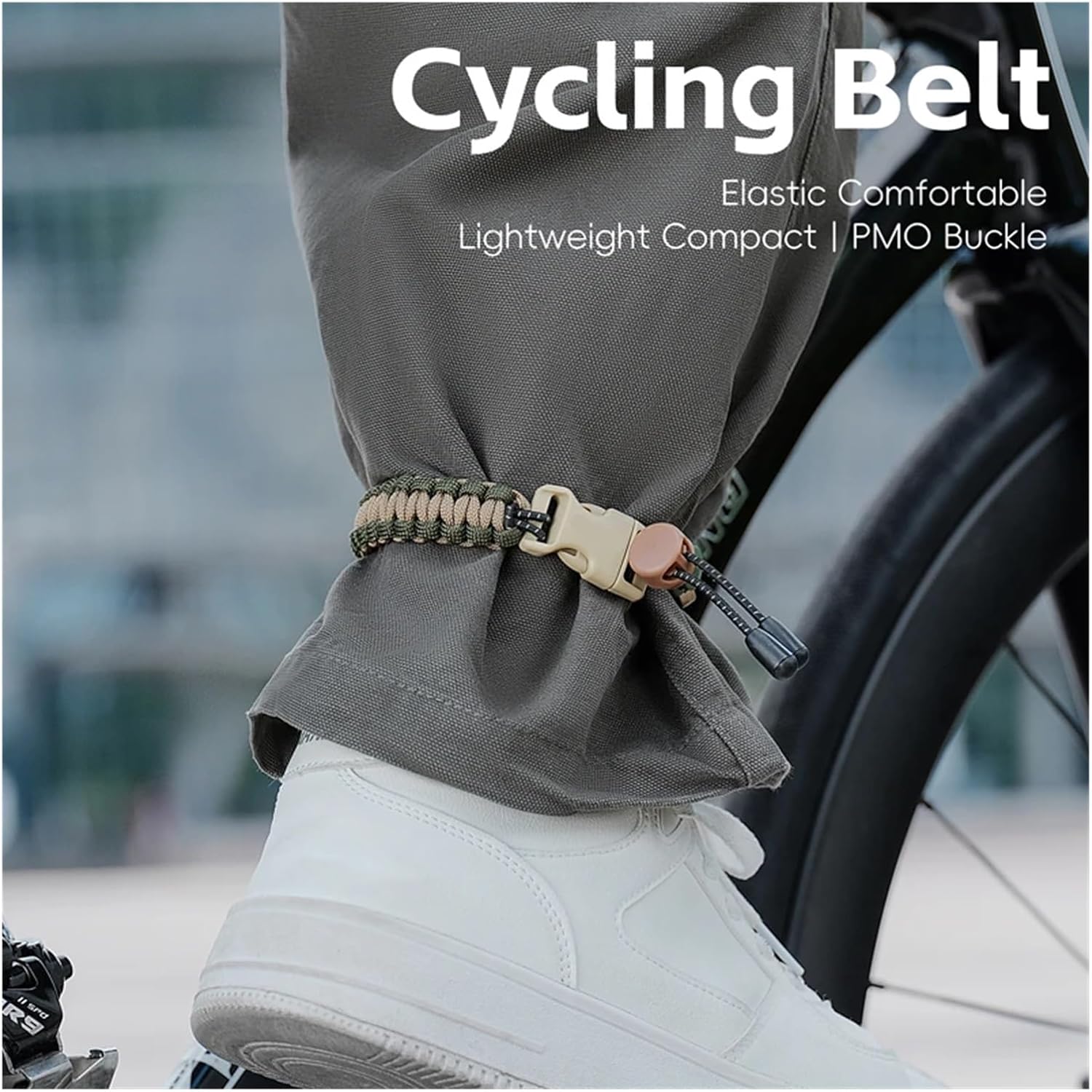 3 Pcs Cycling Pants Leg Band Ankle Reflective Adjustable Protect Clip Cuffs Strap Belt Bicycle Trouser