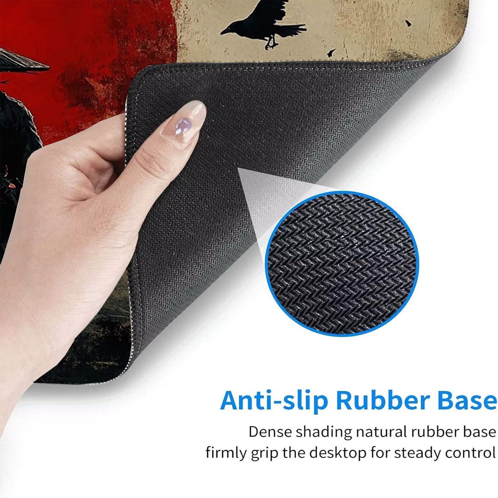 Tappetino Mouse Gaming, 1200x600mm Tappetino Mouse XXL Retro 0c0-239 | Mouse Pad Grande, Ottimizzato per i Sensori da Gioco, Migliora Precisione e Velocità, per Mac e PC, guerriero