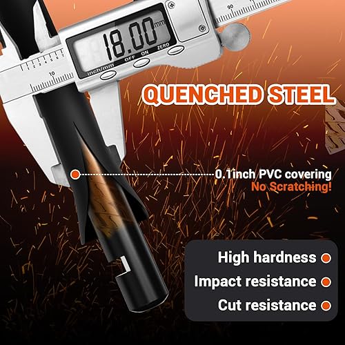 Miniatura 4 de Sportneer Cerradura de bicicleta Cerradura en U para bicicleta resistente con cable de acero de seguridad de 6 pies  Cerraduras en U de bicicleta de