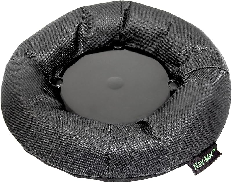 NavMat GPS Dashboard Pad, Weighted Beanbag Friction Base | Portable GPS dashboard pad converts windshield mounts into dash holders with a weighted friction base for stability