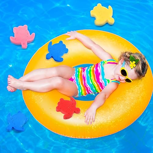 Vista 12 de Chuangdi 24 esponjas para bañera de hidromasaje, absorción de espuma de aceite de tortuga para spa y piscina (azul)