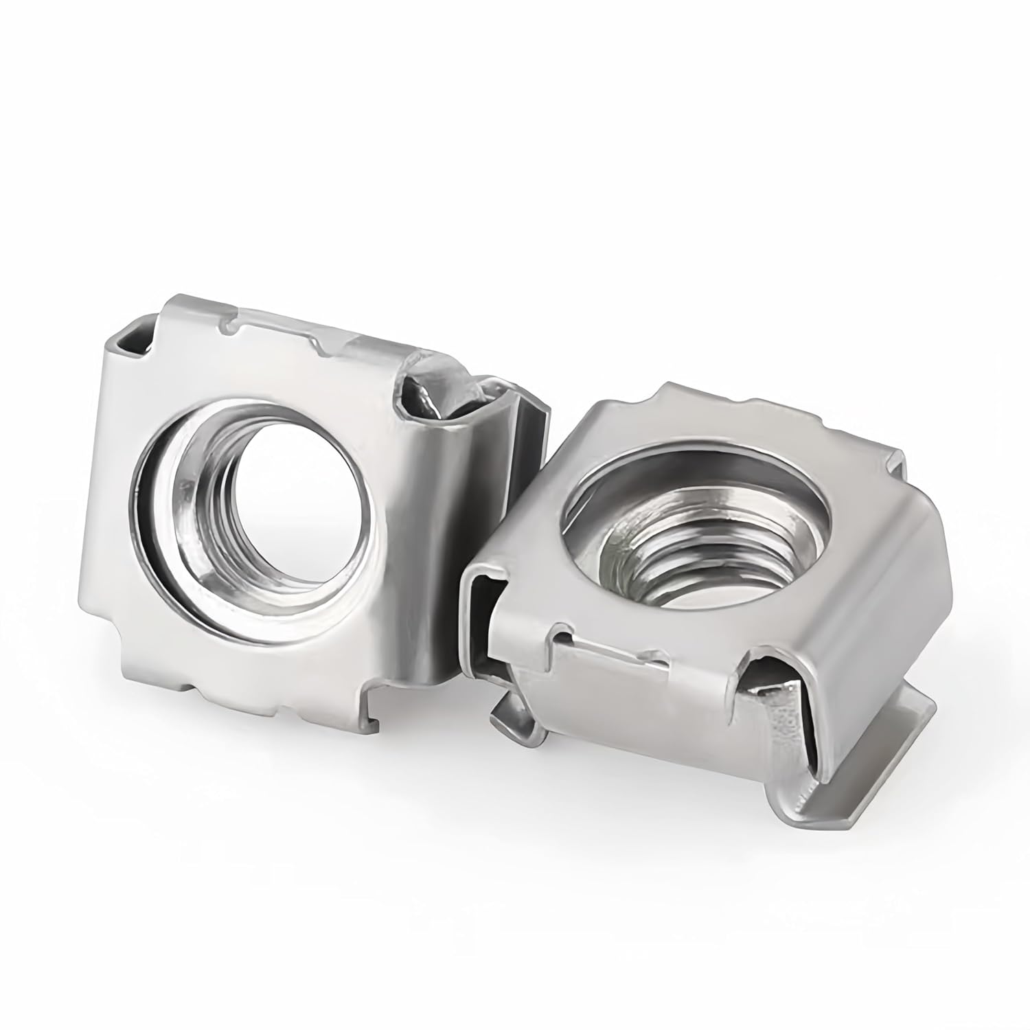 NACX M4 Cage Nuts, 304 Stainless Steel, Metric, 50Pcs
