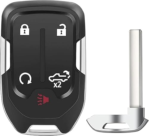 Miniatura 2 de Reemplazo de carcasa de llavero remoto de entrada sin llave de 5 botones para GMC Sierra 1500 2500HD 3500HD GMC Acadia Chevy Silverado 2019-2020