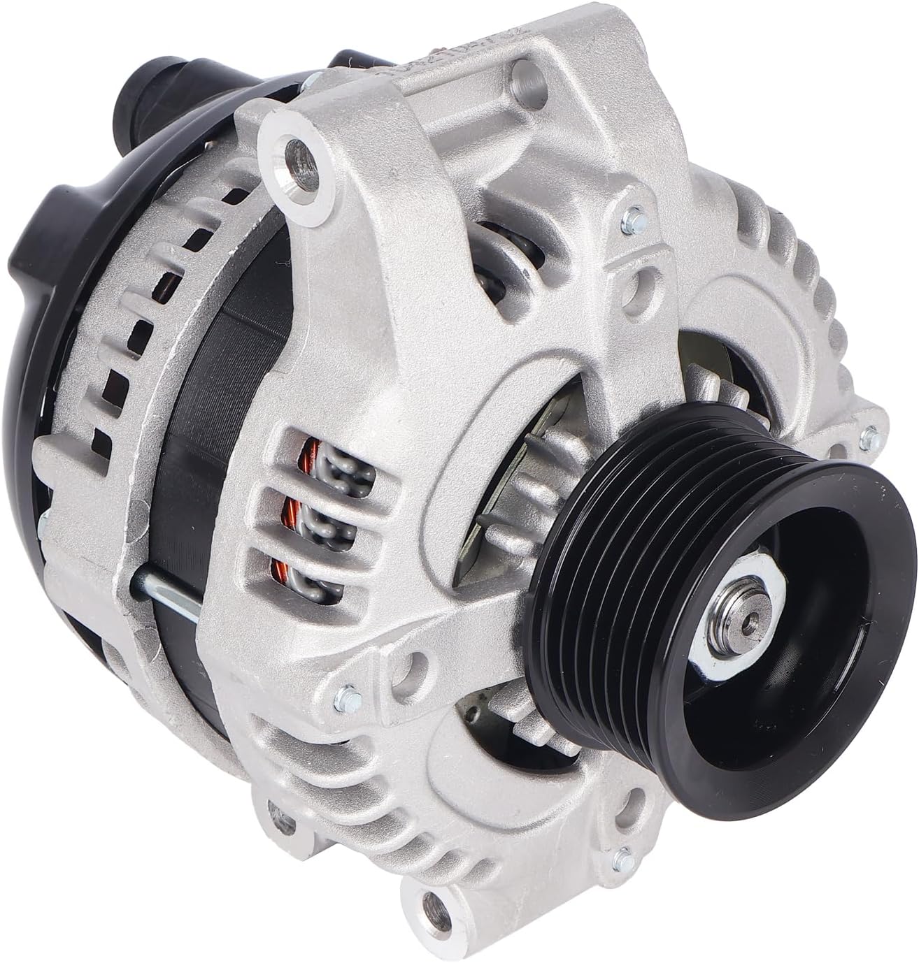 PAROD 1042104732 Alternator 12V 105Amp Fit for 2006-2008 Acura CSX, 2004-2008 TSX, 2003-2007 Honda Accord, 2006-2011 Civic, 2007-2011 CR-V, 2003-2011 Element, CW 7-Groove Pulley