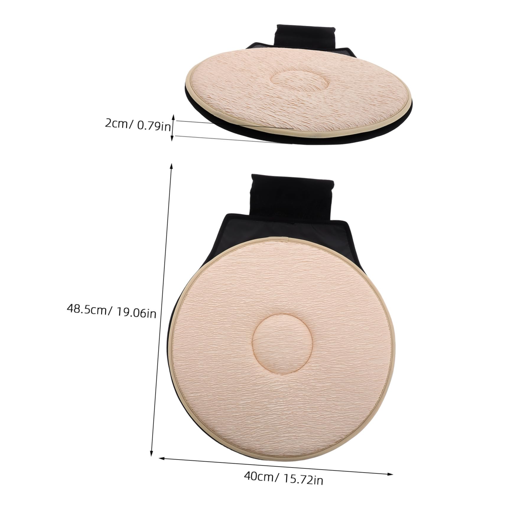 minkissy Elderly Pregnant Women Swivel Car Seat Cushion 360° Rotating Comfortable Automotive Seat Pad Round Shape Portable for Home Use