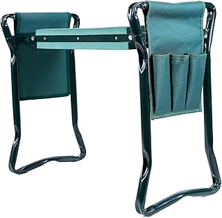 Ohuhu Garden Kneeler and Seat with 2 Bonus Tool Pouches