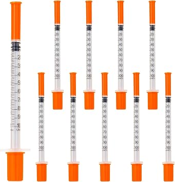 1ml 31G*6mm Plastic Multiple Uses Measuring Tools, Individually Sealed Packaging, Laboratory Accessories 20