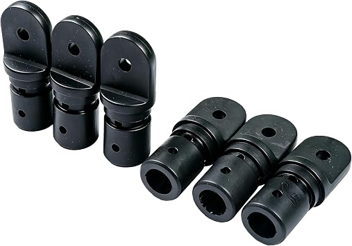Thorn Boat Bimini Fittings Top Cover Cap Eye End Jaw Slide Hinge Mount Nylon Black