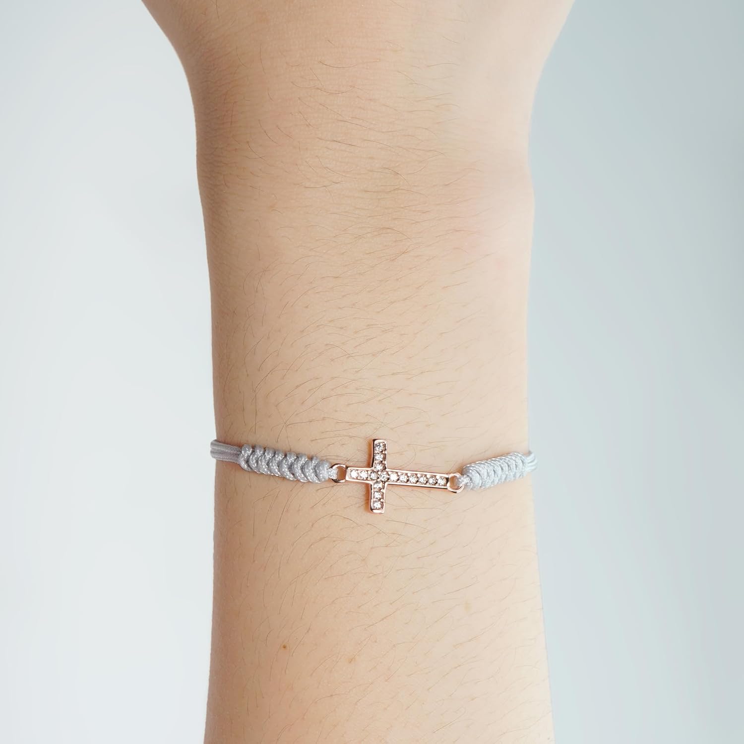 JENDEAR SHINE Rope Bracelet for Women, Hand Braided Rope Chain Adjustable, Birthday Friendship Graduation Gift for Women Girls Sisters Friends - Image 4