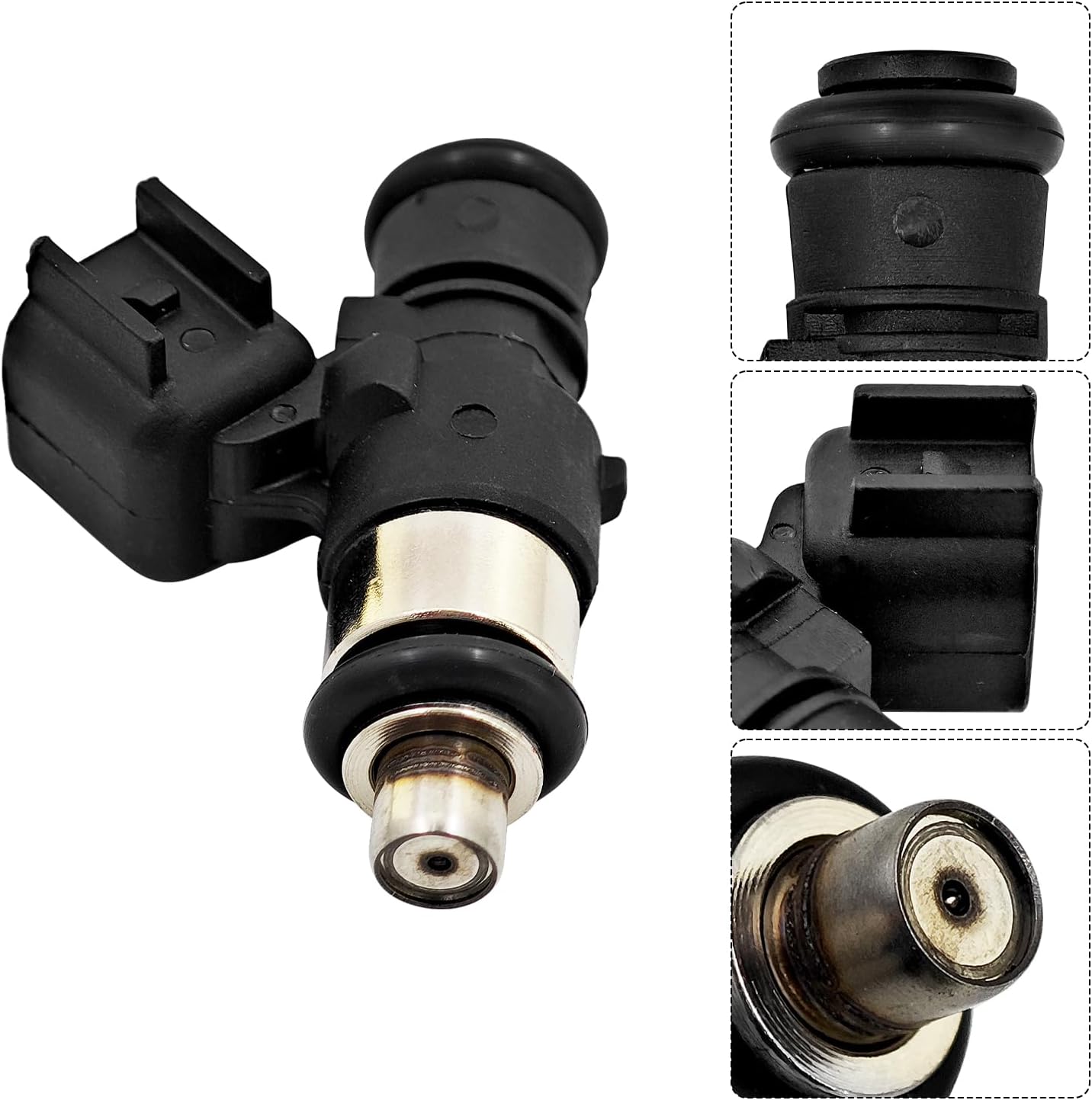 8PCS 1250cc 120LB High Impedance Fuel Injectors Compatible with LSA LS3 LS7 GM V8 Engines For GM Ford For Hyundai Genesis V6 2009-2012