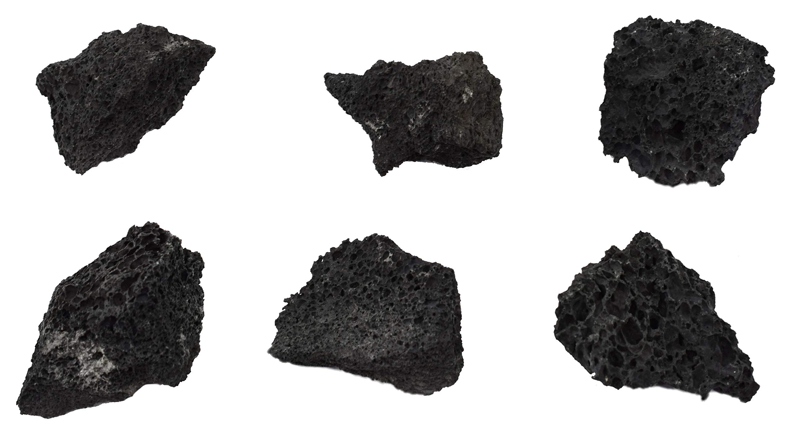 Raw Scoria, Igneous Rock Specimen - Approx. 1"- Geologist Selected & Hand Processed - Great for Science Classrooms - Eisco Labs HESNG0050PK6 6