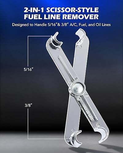 Vista 5 de Orion Motor Tech Master - Juego de herramientas de desconexión rápida, 25 piezas de herramientas de desconexión de línea para sistemas