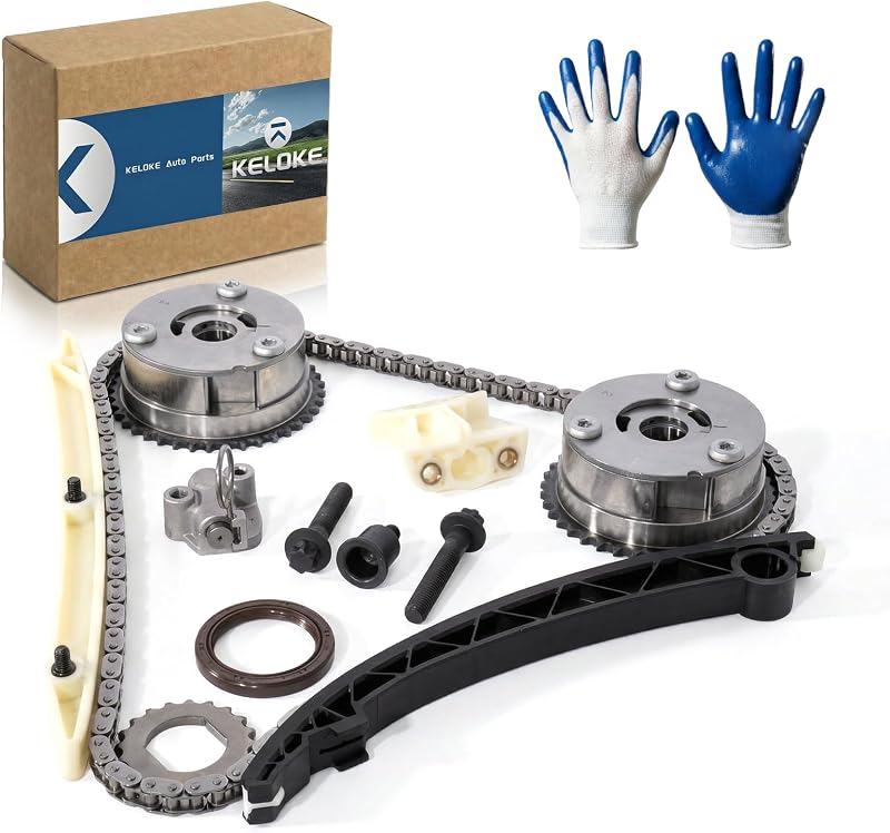Kit de corrente de comando com engrenagens VVT keloke para Chevrolet, Cadillac e Buick – Conjunto