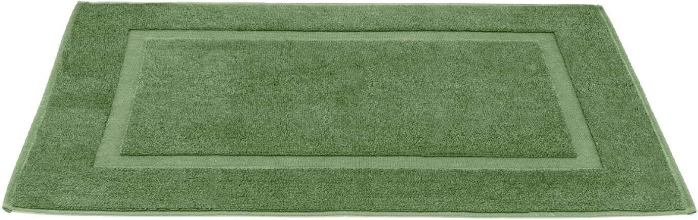 DAN RIVER Classic Cotton Bath Mats Set of 2 – Not a Bathroom Rug, Ultra Soft, Highly Absorbent & Machine Washable Bath Mat Towel for Bathroom Floor Mat – Durable, Quick-Dry, 21x34 Inches, Sage Green