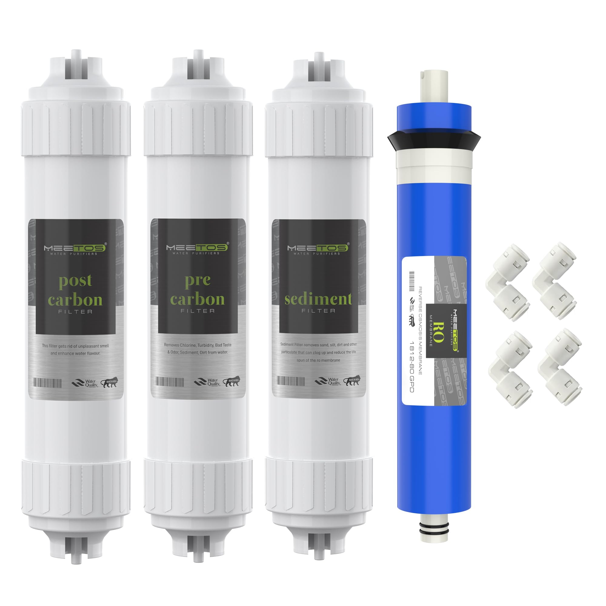MEETOS Inline Water Filter Kit - Purify Your Water -16