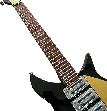 Black Semi-Hollow Electric Guitar - 325 Style - 6-String - 21 Frets