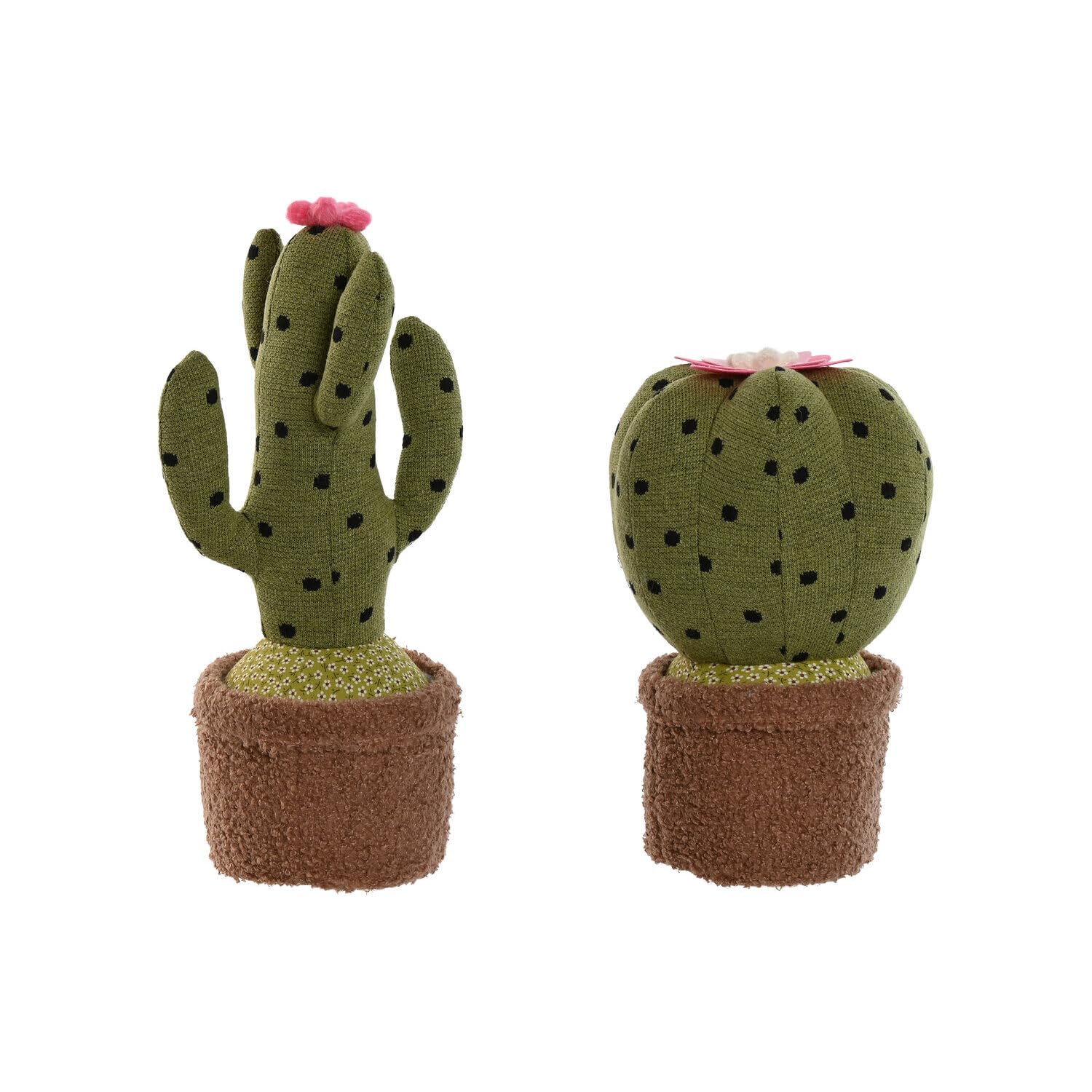 Cactus cale-porte en tissu pour une décoration de salon chaleureuse