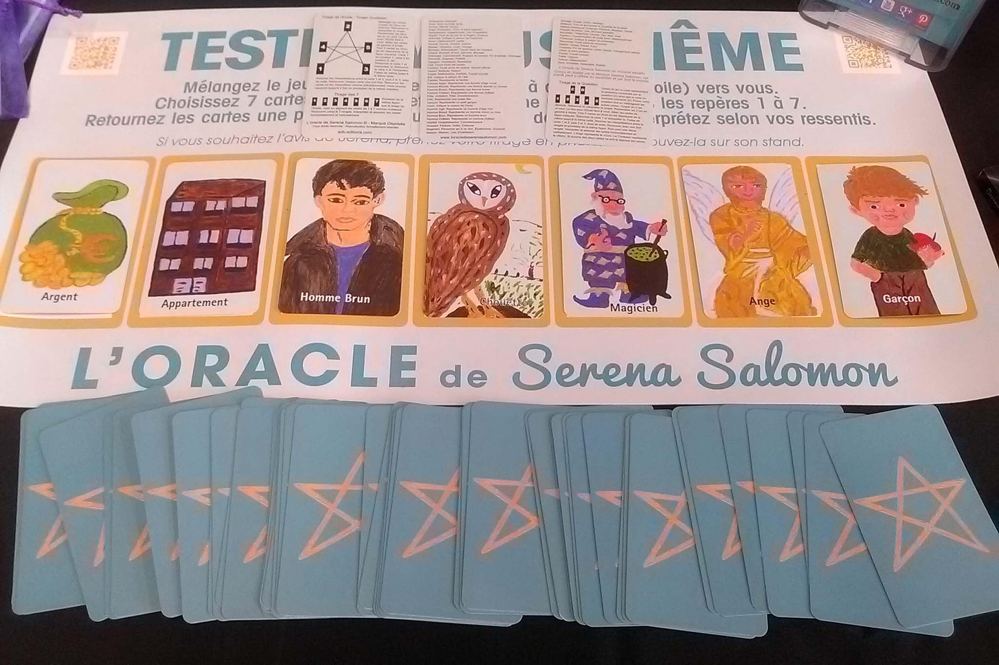 L'ORACLE de Serena Salamon. Jeu de Cartes Voyance, Cartomancie, Tarot, Divination, Développement Personnel. Simple d'utilisation, intuitif et très précis.