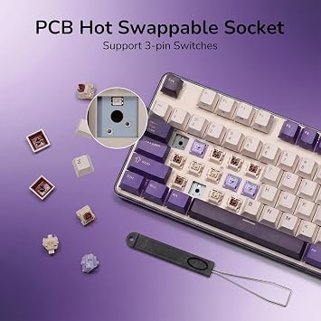 RK ROYAL KLUDGE RK920 Full Size Mechanical Keyboard Wired, RGB Backlit