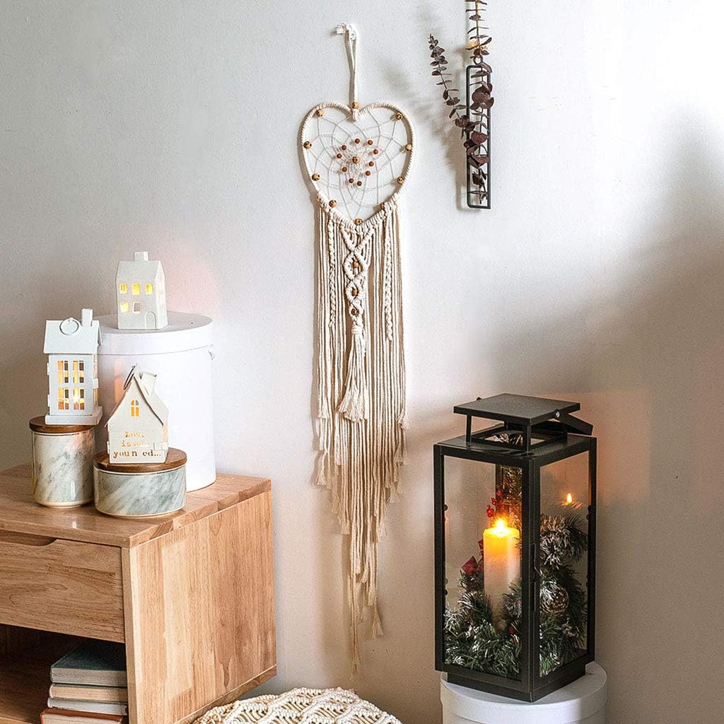50-200mm Lov Shaped Dream Catcher Frame for Making Wall Decor Metal Hoop Decorations for Bedroom