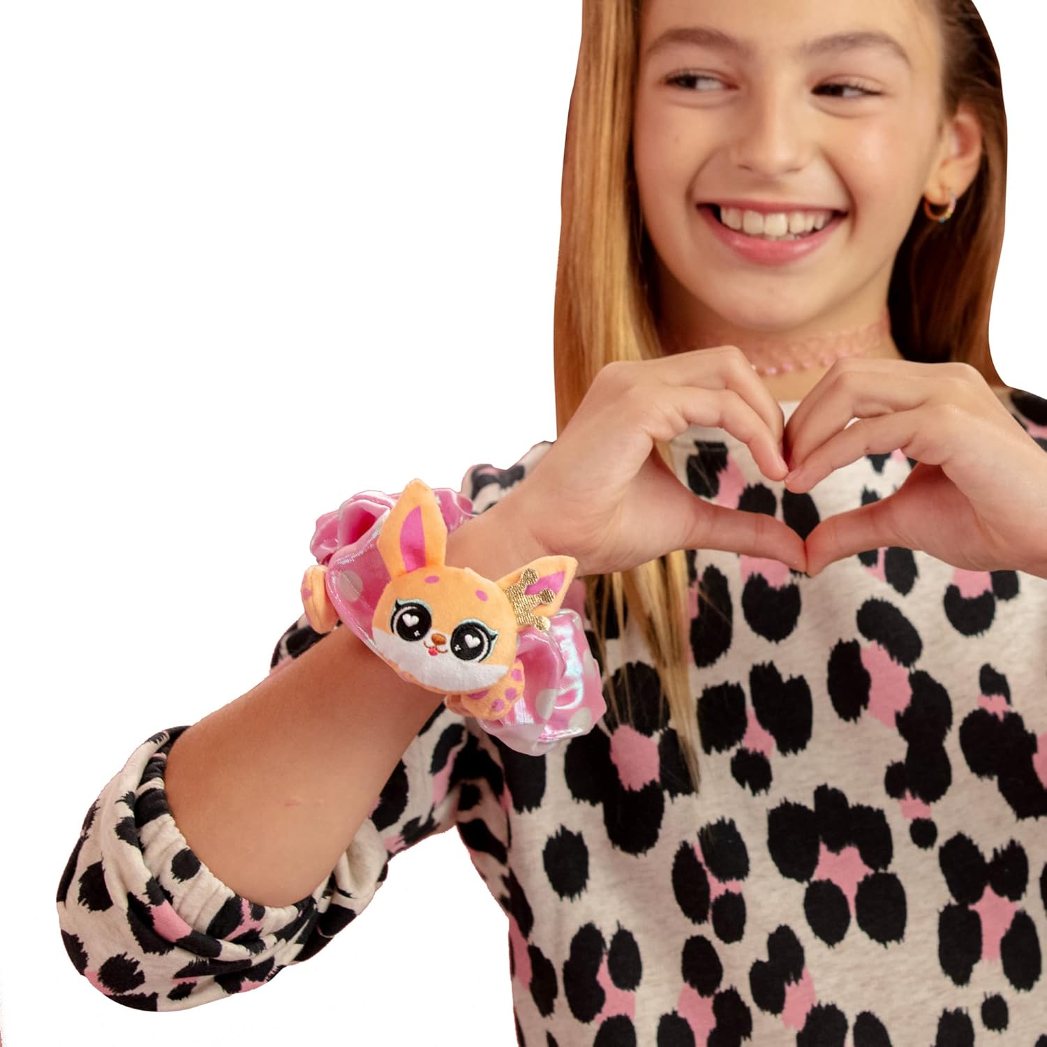 Scrunchmiez Giantz, These Cute Oversized scrunchies Magically Transform from Hair Accessory to Lovable Plush Collectible Friend and Backpack Clip! - Chihuahua