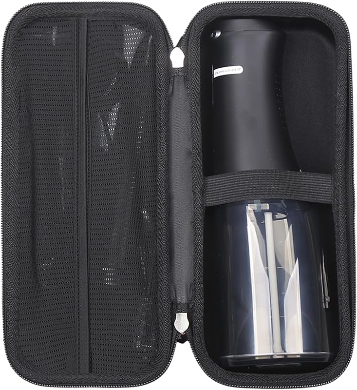 Case for Onlyone Rechargeable Cordless Water Flosser with Adjustable Water Pressure 300ML(FC5090) - Protective Storage Case (Black)