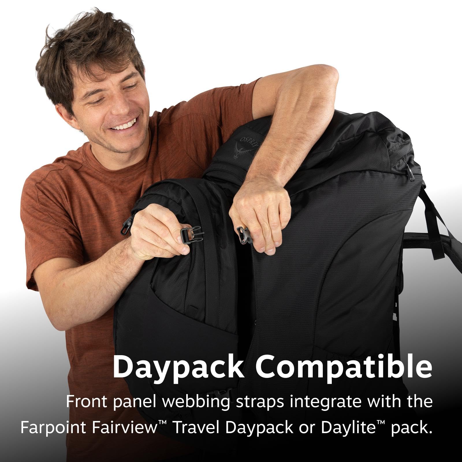 Osprey Farpoint Sac de trekking homme, 75L, Black