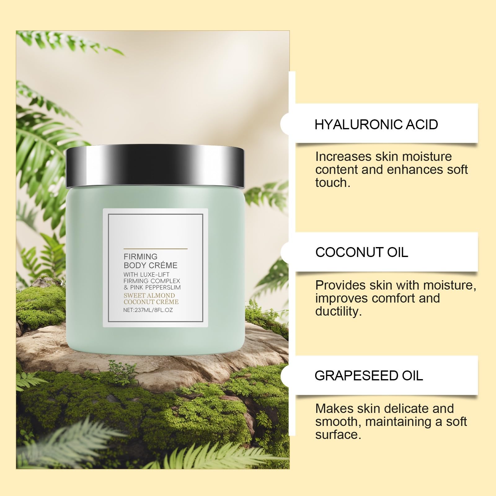 Amazon.com : PAQIMAN Champagne Lift Firming Body Cream, with Pink