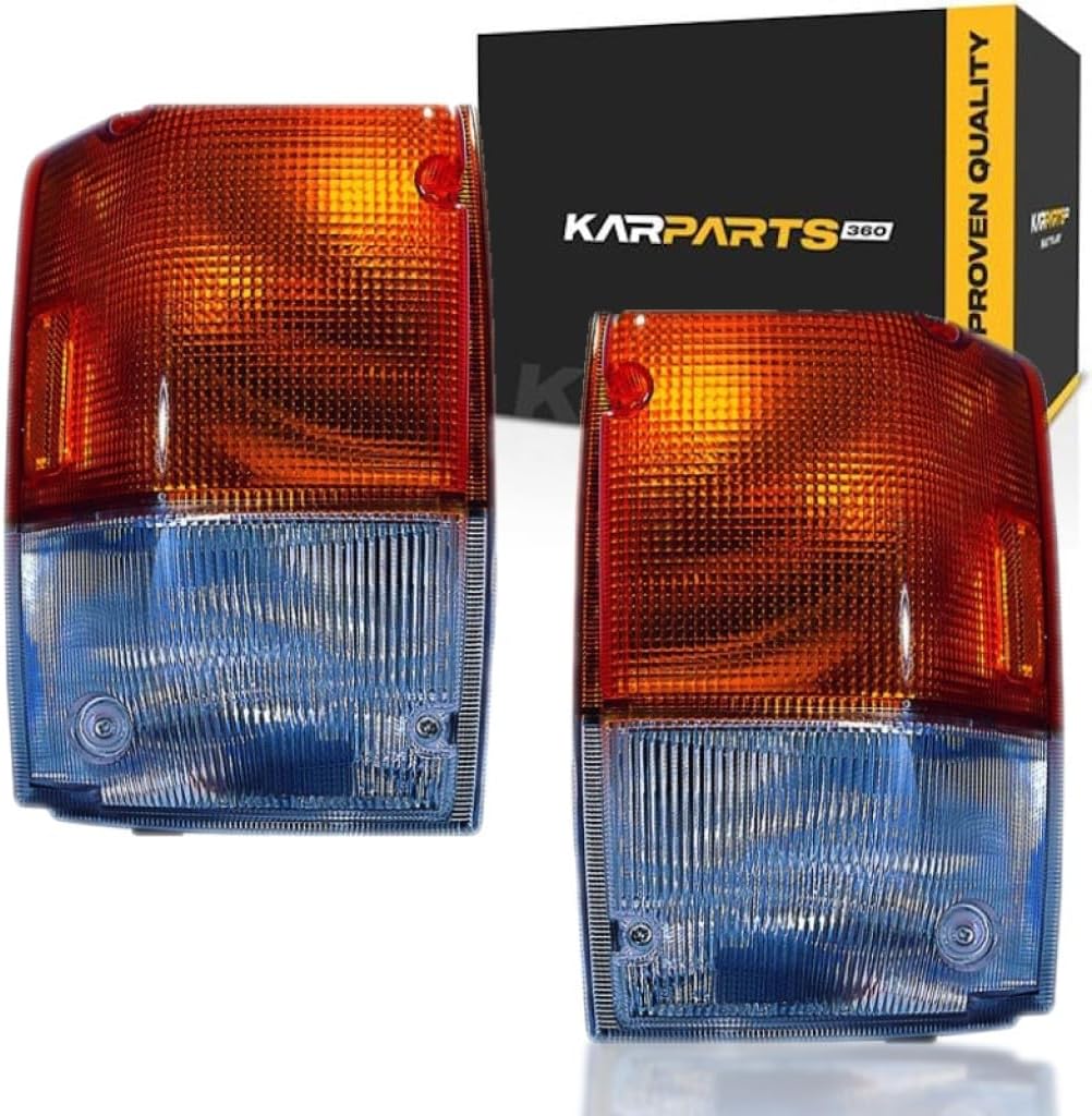 KarParts360 For Isuzu NPR/NQR HD Parking Signal Light Assembly 1995-2006 Pair Driver and Passenger Side Replacement For IZ2520109, IZ2521109 | 8-98052-802-0, 8-98052-801-0