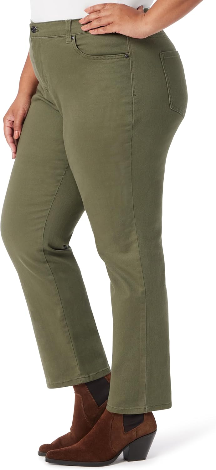 Gloria Vanderbilt Womens Amanda Classic High Rise Tapered Jean Plus - Image 3
