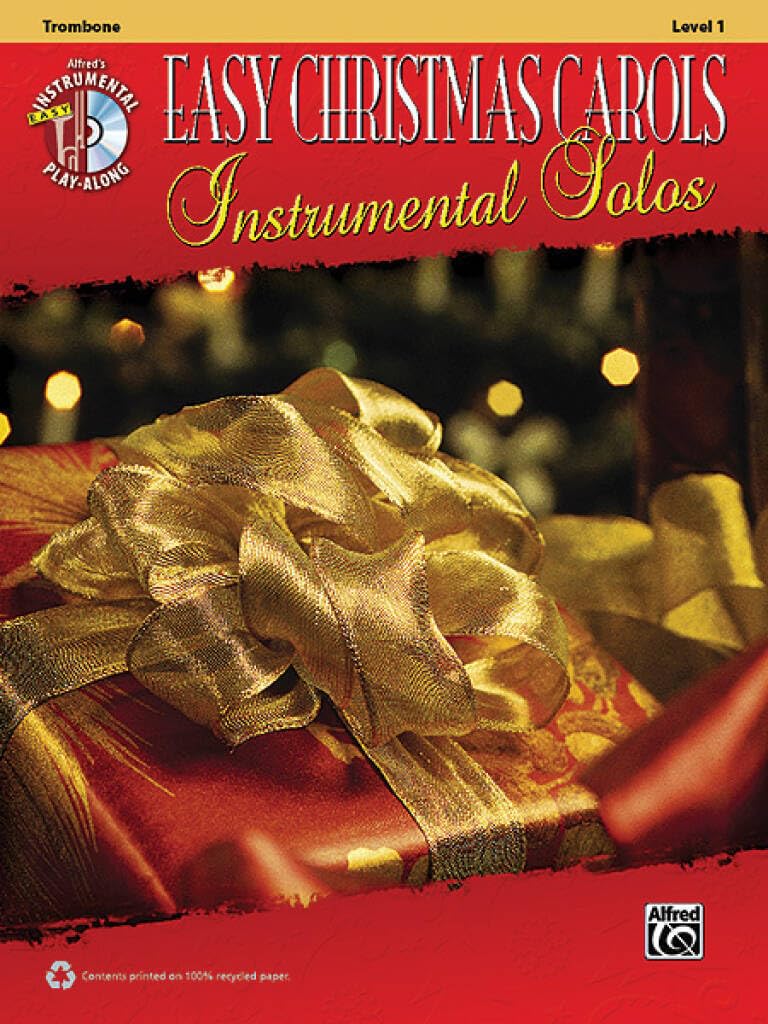 Livre de chants de Noël pour trombone et CD pour animer vos fêtes