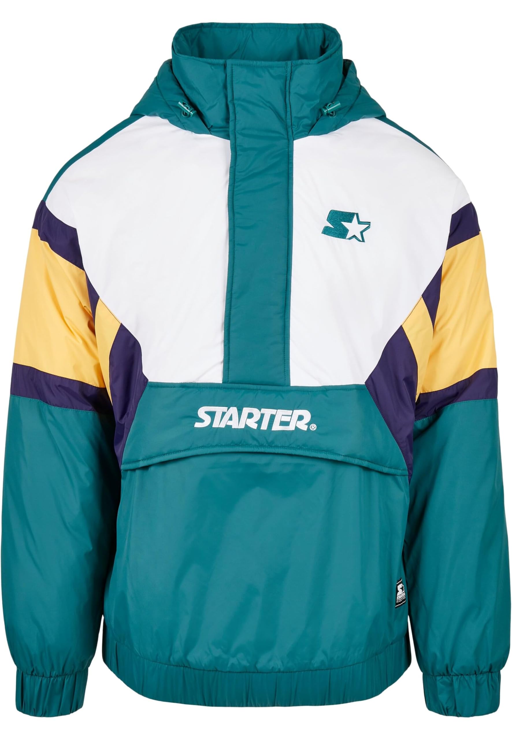 Starter Black Label Color Block Half Zip Retro Jacket Cortavientos Hombre