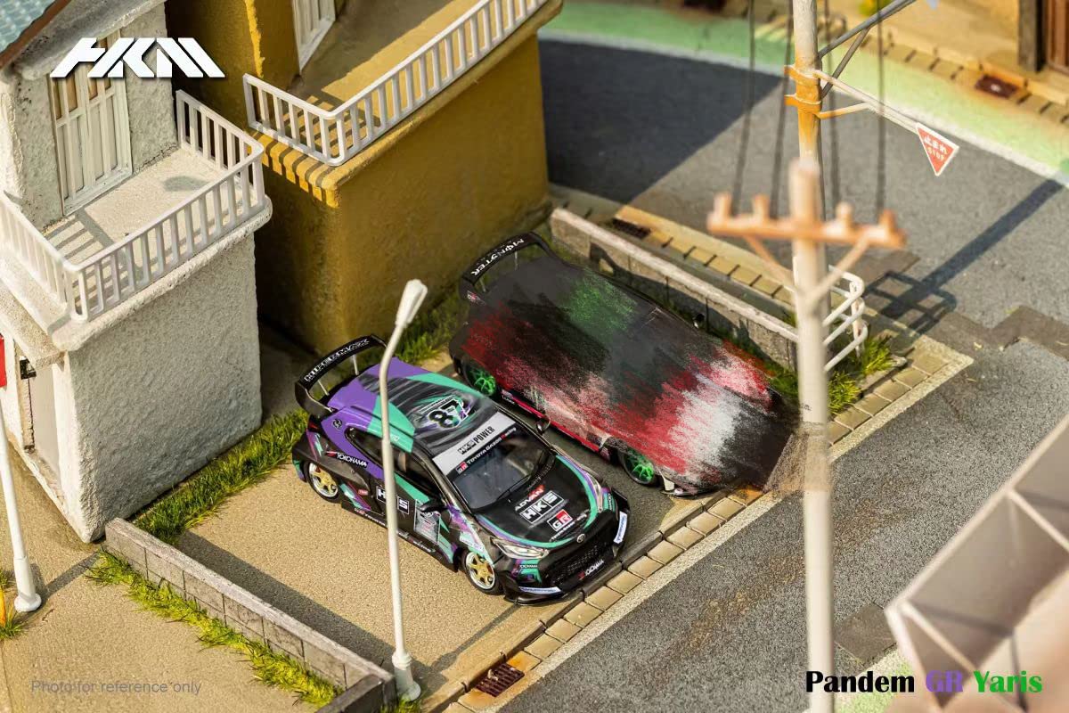 Amazon.co.jp: 1/64 HKM GR Yaris Pandem Rocket Bunny HKS ヤリス
