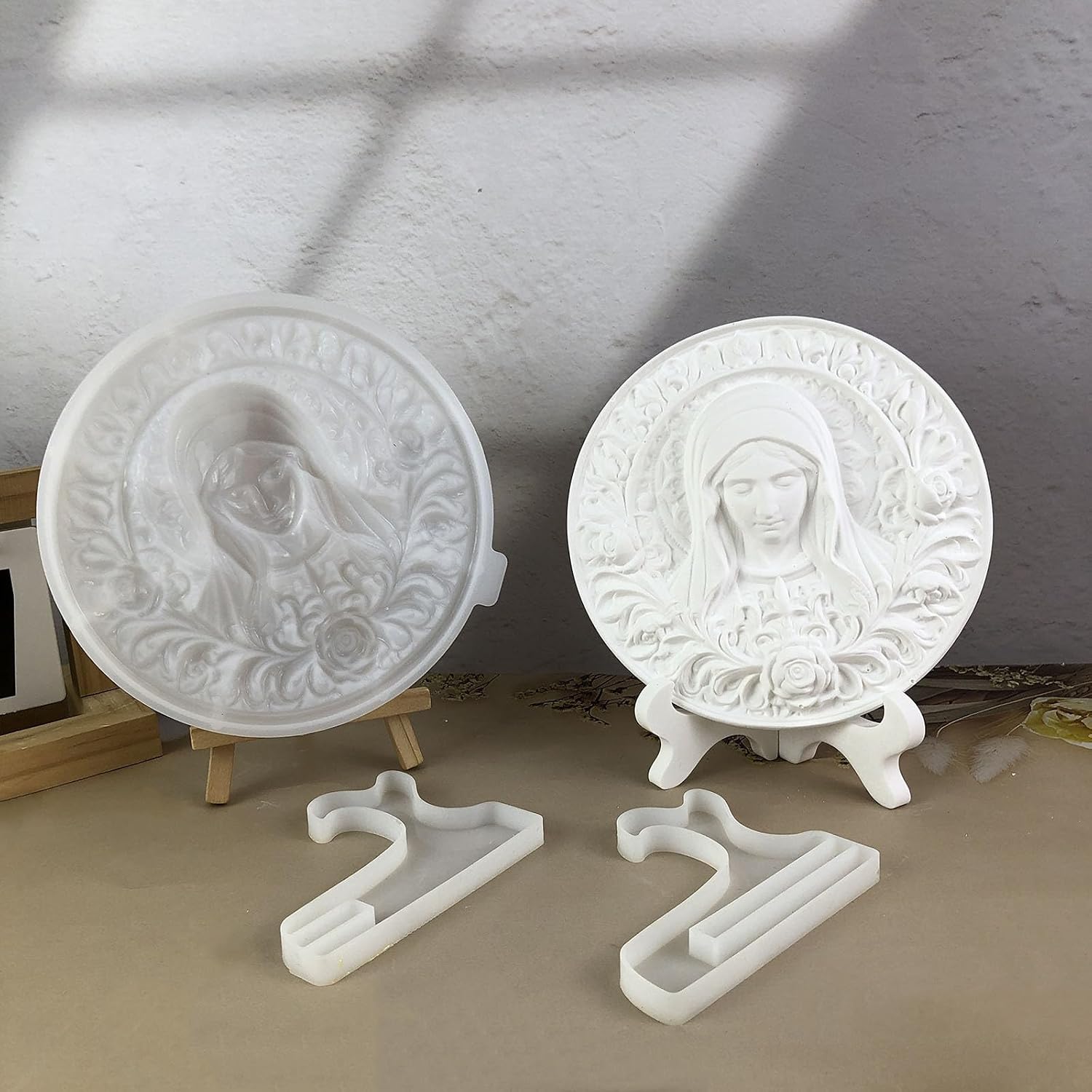 Virgin Mary Resin Molds Religious Silicone Molds for Home Decor, Catholic Gifts
