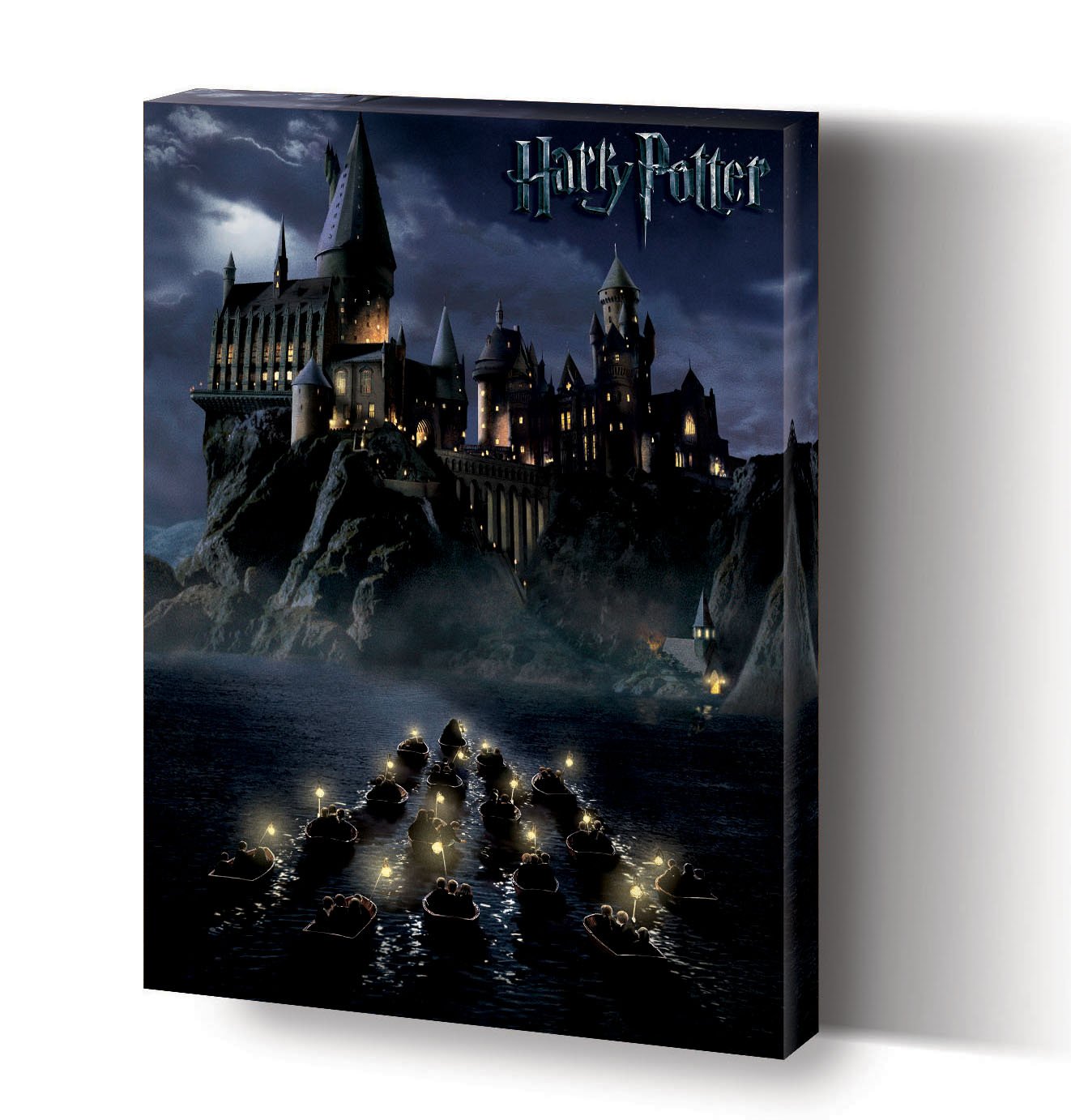 Pyramid International "Harry Potter Hogwarts School Canvas Print, Cotton, Multi-Colour, 1.80 x 30.00 x 40.00 cm