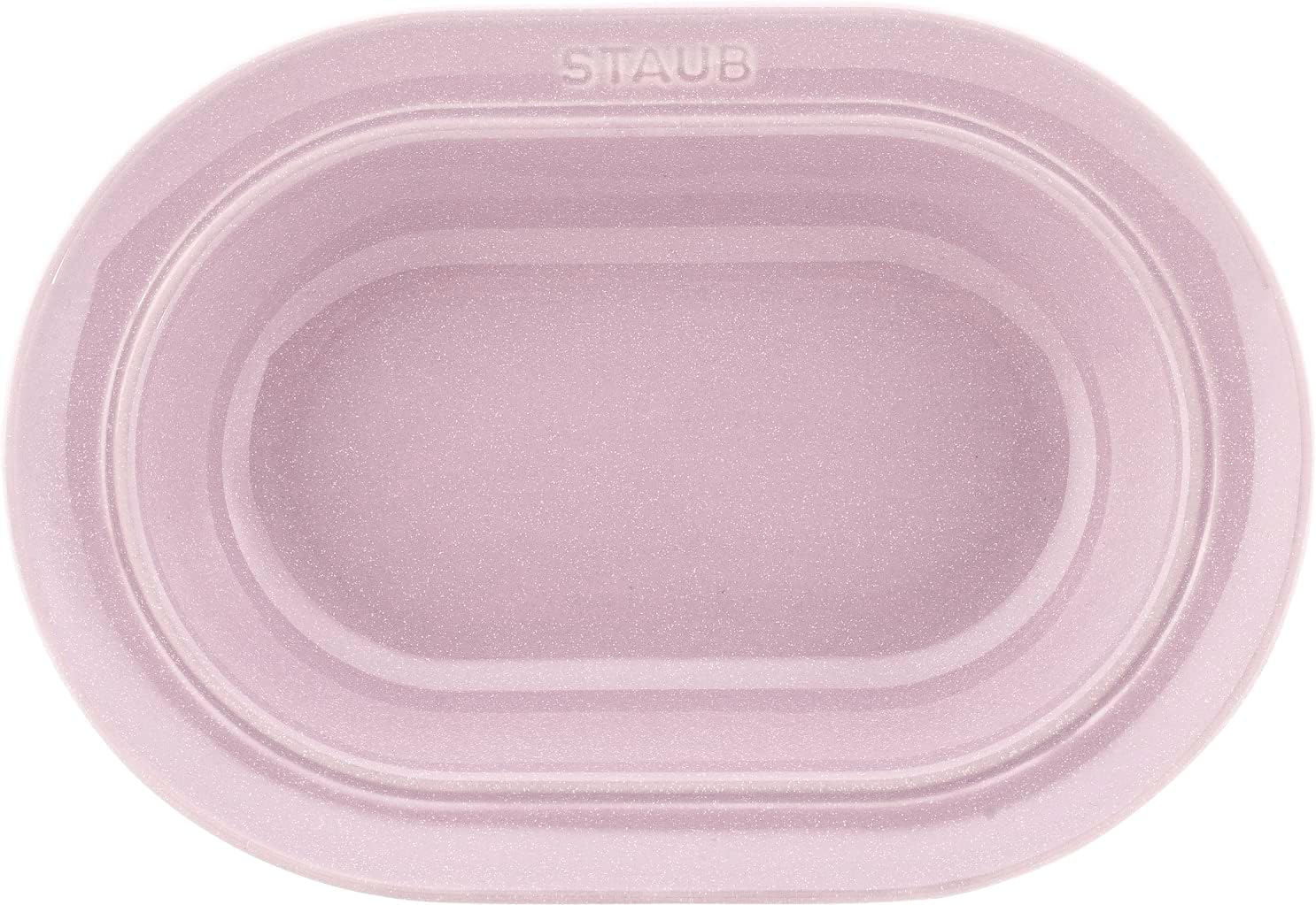 Staub Z1023897 Oval Plate, 9.8 inches (25 cm), Chiffon