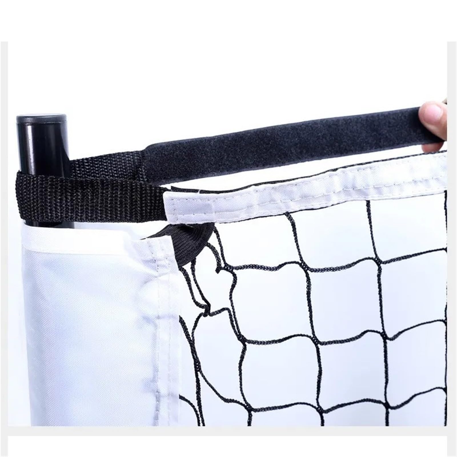Rete da pickleball Sistema di rete portatile for pickleball, supporto in metallo for badminton, da tennis 6,7 ​​m