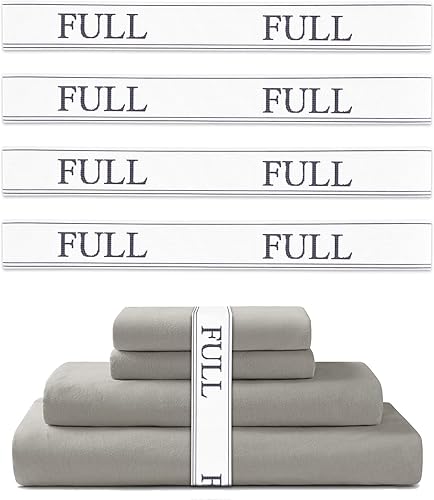 Bandas organizadoras de sábanas, organizadores de sábanas para organizar, organizador de almacenamiento de sábanas elásticas para armario de lino,