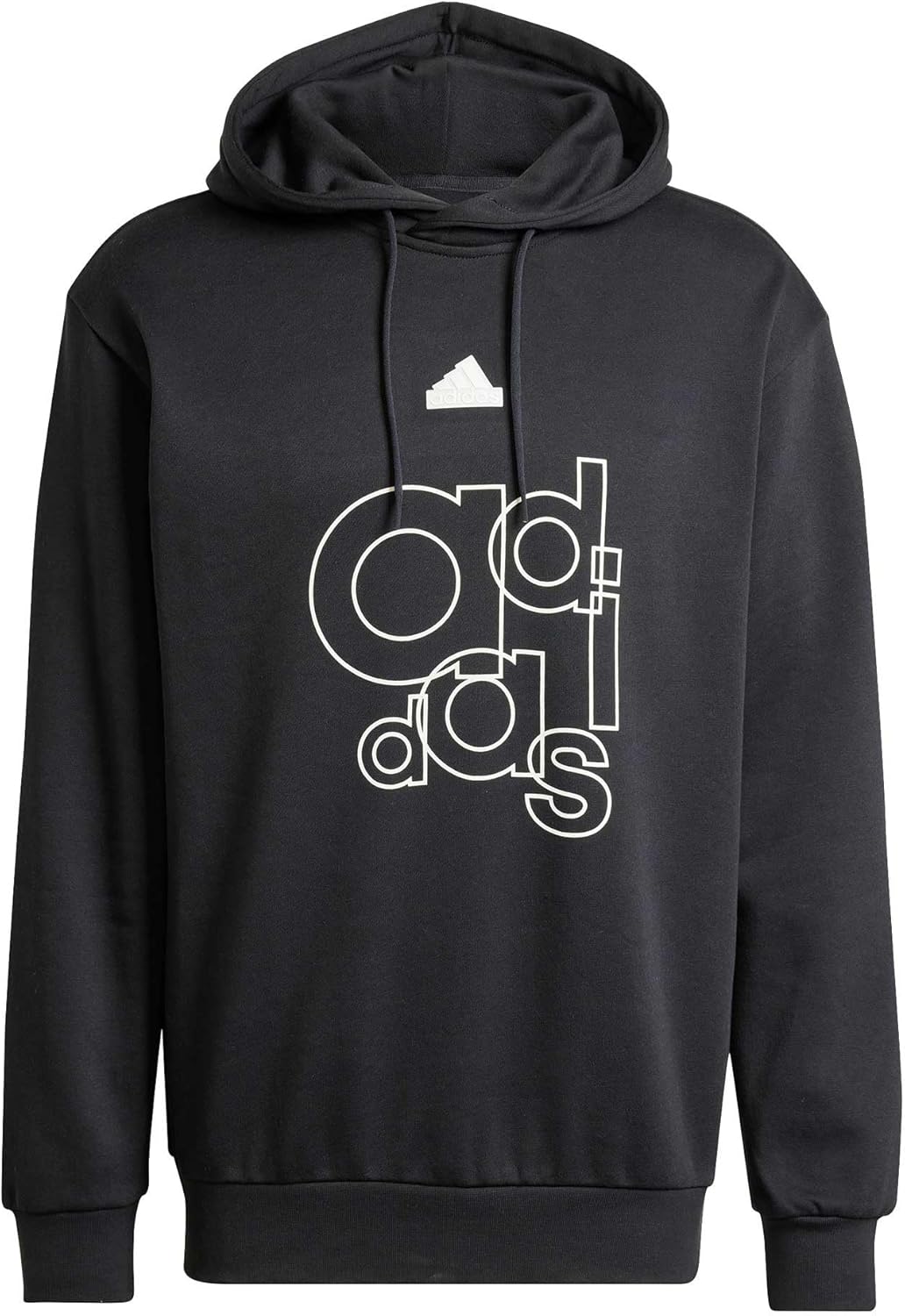 adidas Men's Graphic Printed Fleece Hoodie