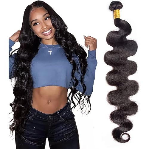 30 Inch Bundles Human Hair Brazilian Body Wave 1 Bundle 100G Brazilian Virgin Hair Weave Bundles Body Wave Natural Black Color