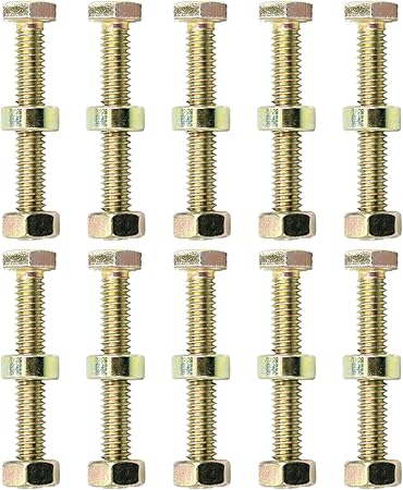 Review BOSFLAG 1501216MA Shear Bolt Kit Replaces Murray 500026MA 722130 1501216 1501216MA-A 301172 3943MA 8938 for AYP Craftsman Murray Snow Throwers