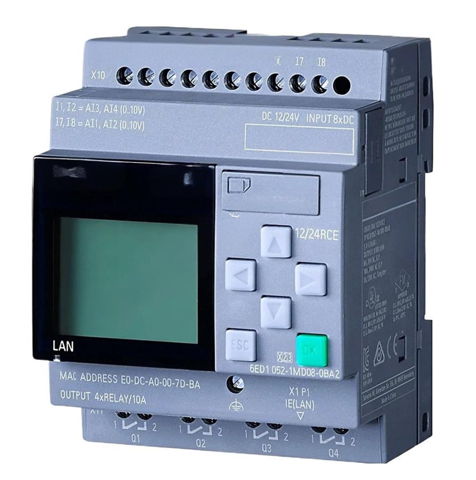 Module de contrôleur programmable 6ED1052-1FB08-0BA2 pour automate