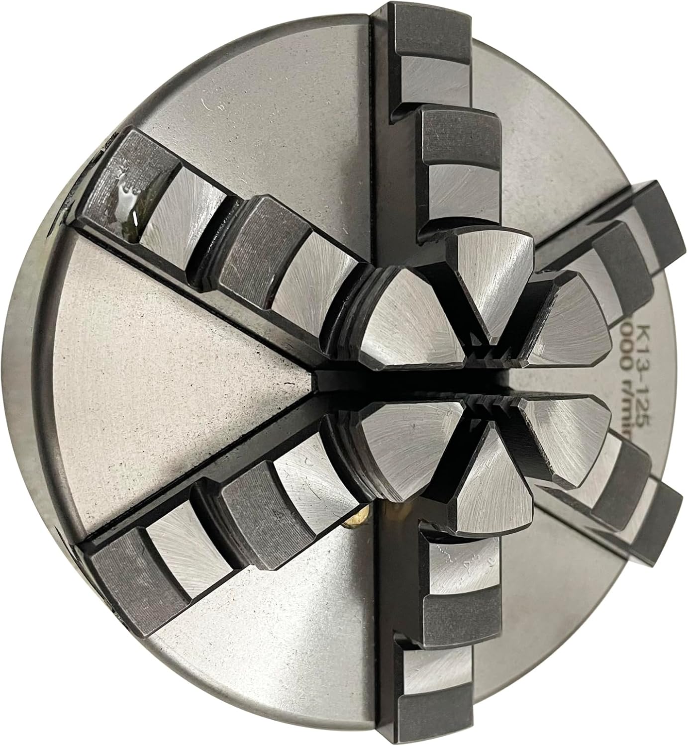 INTBUYING 6-Jaw Lathe Chuck K13-125 Metal lathe chuck 125mm chuck Self-centering Jaw for CNC Machine Tool and Accessories